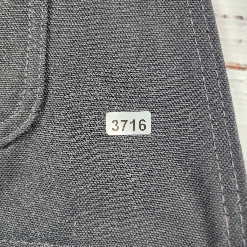 Carhartt 102776 R01-M Double Knee Duck Bib Overalls Men's 30x30 Black - Picture 9 of 9
